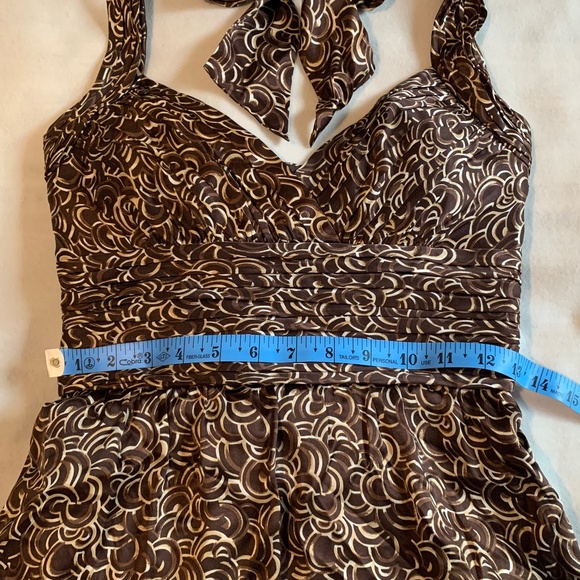 BCBGMaxAzria Brown Silk Dress - Picture 7 of 14